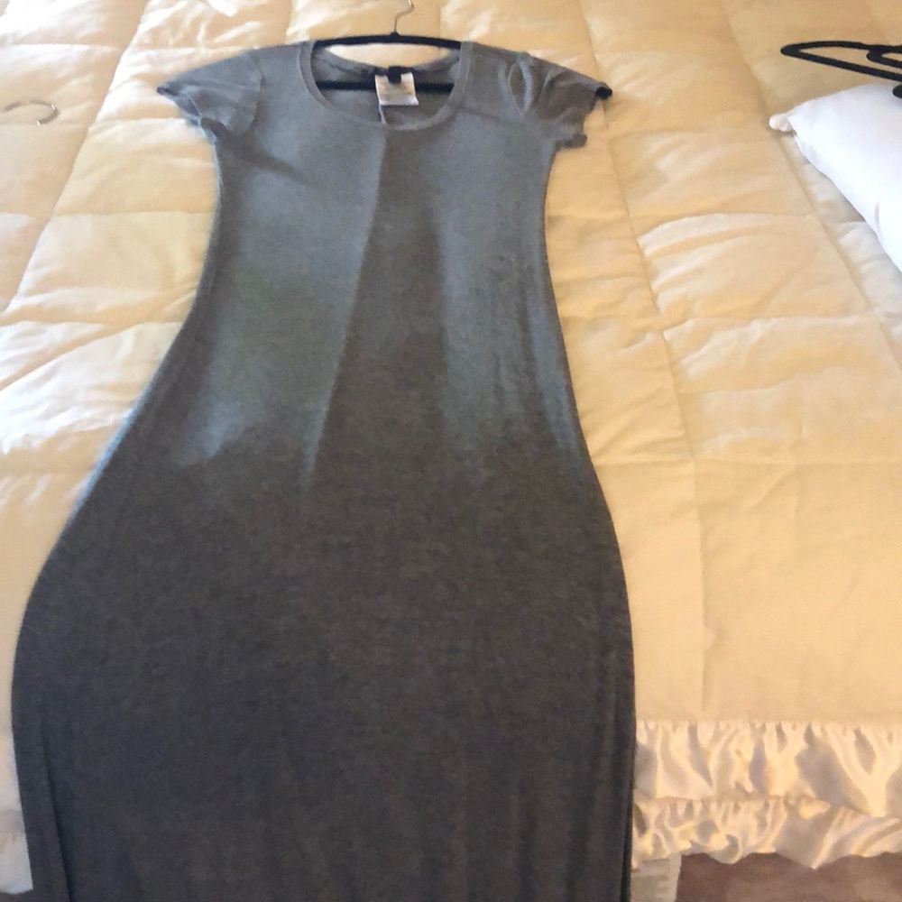 Thick tuned T-shirt dress